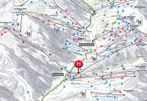 Mit einem Klick zum Pistenplan des Skicircus Saalbach Hinterglemm Leogang Fieberbrunn! NEUER TICKETVERBUND ALPIN CARD - 3 Premium-Skiregionen mit einer Karte!